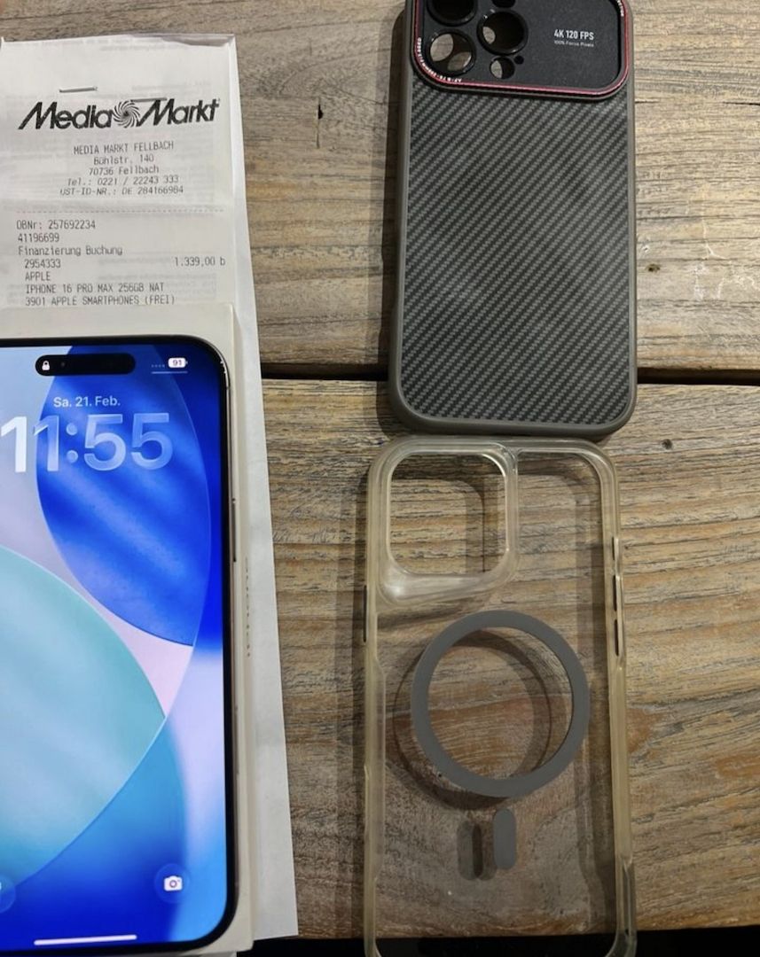 IPhone 15 Pro Max 256GB Silber