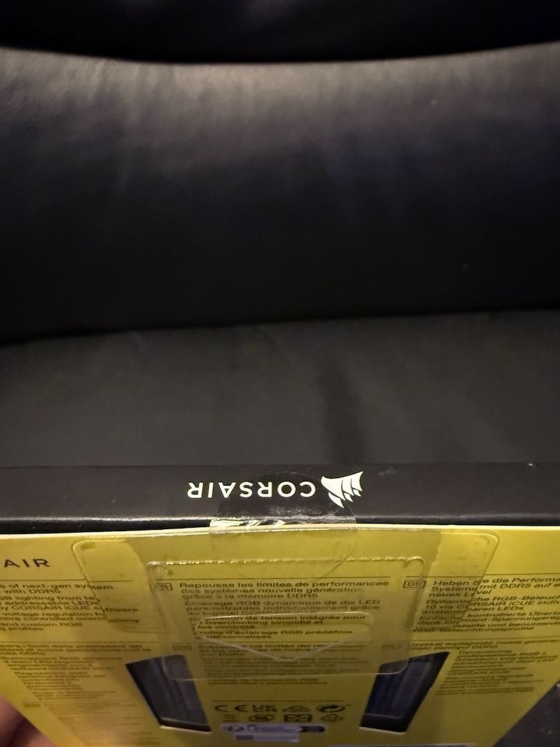 Corsair Vengeance RGB 32GB DDR5-6400MHZ RAM Memory