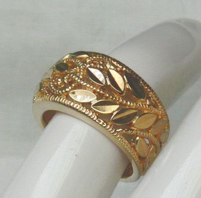 Ring, 925 Silber vergoldet