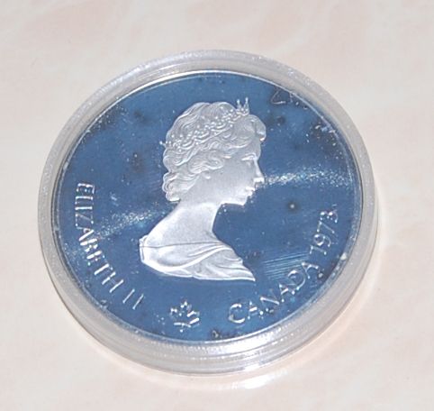 Silbermünze kanadischer 10 Dollar