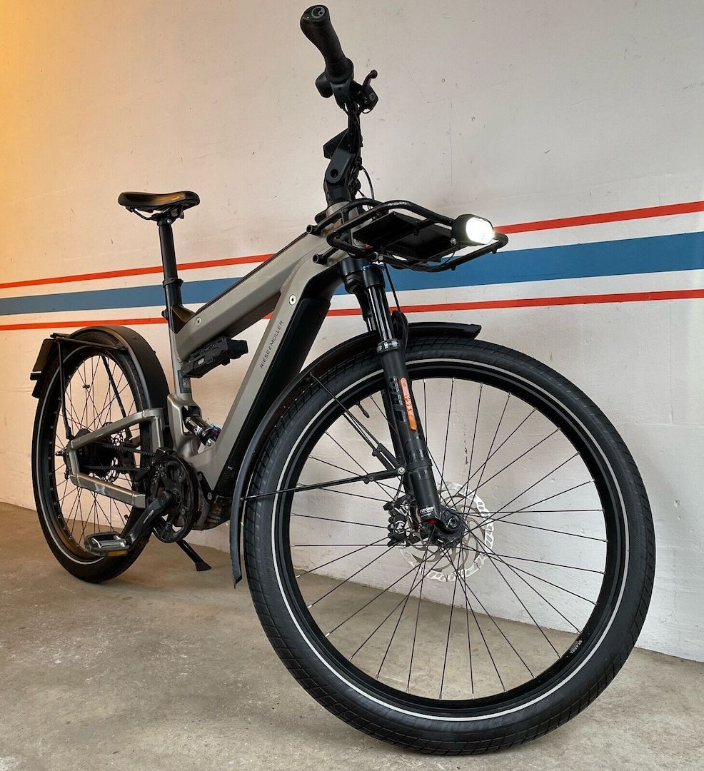 Riese und Müller e bike Superdelite GT Vario HS Warm Silver Matt