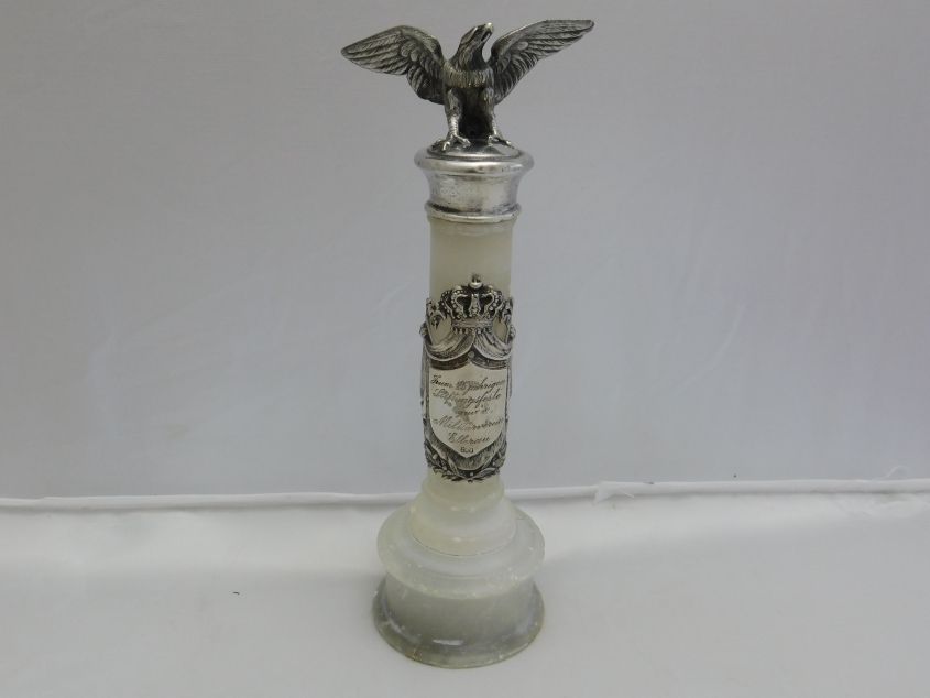 Militaria Siegessäule Silber 800-ER UM 1913