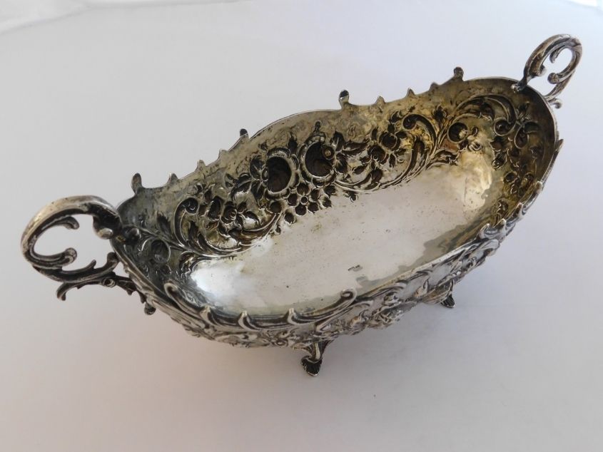 Jardiniere - Schale aus Silber 900-ER