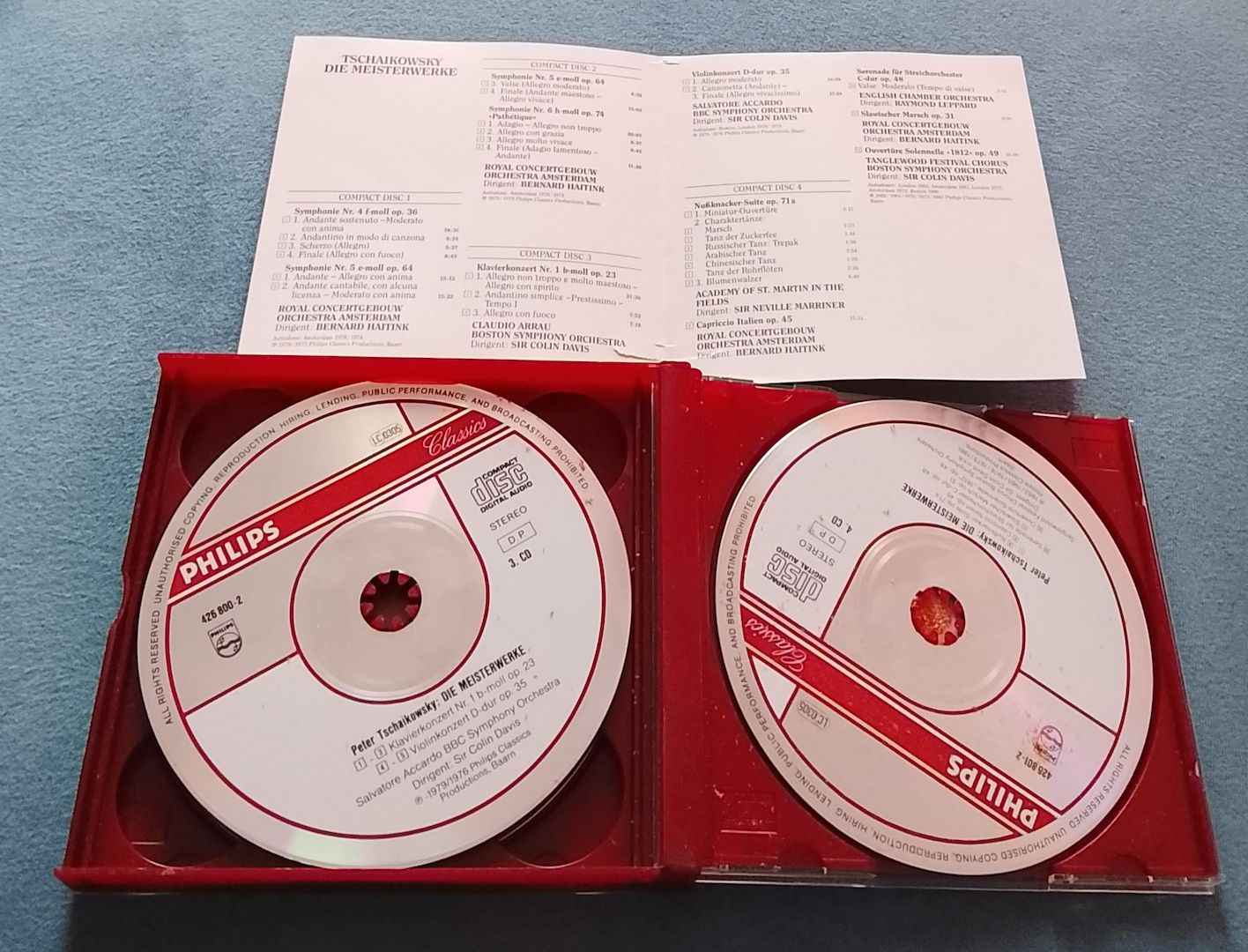 Box-Set Tschaikowsky - Die Meisterwerke von Bernard Haitink | CD | Zustand gut