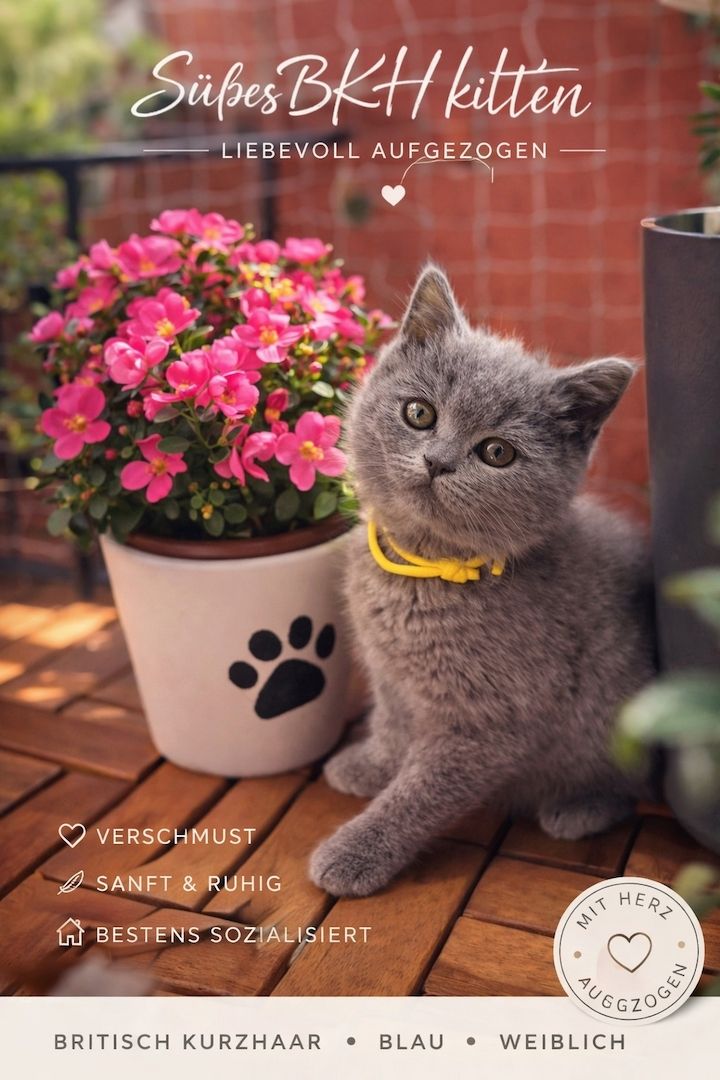 Letzte Chance: Traumhaftes BKH-Mädchen in Blue mit Stammbaum!