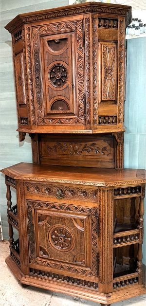 Buffetschrank Buffet Schrank antik Gründerzeit Eiche