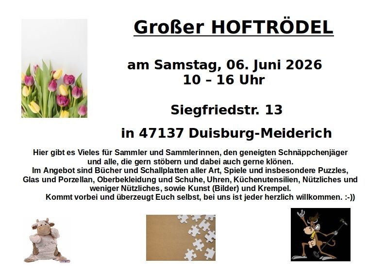 Großer Hoftrödel - 06.06.26 - DU-Meiderich