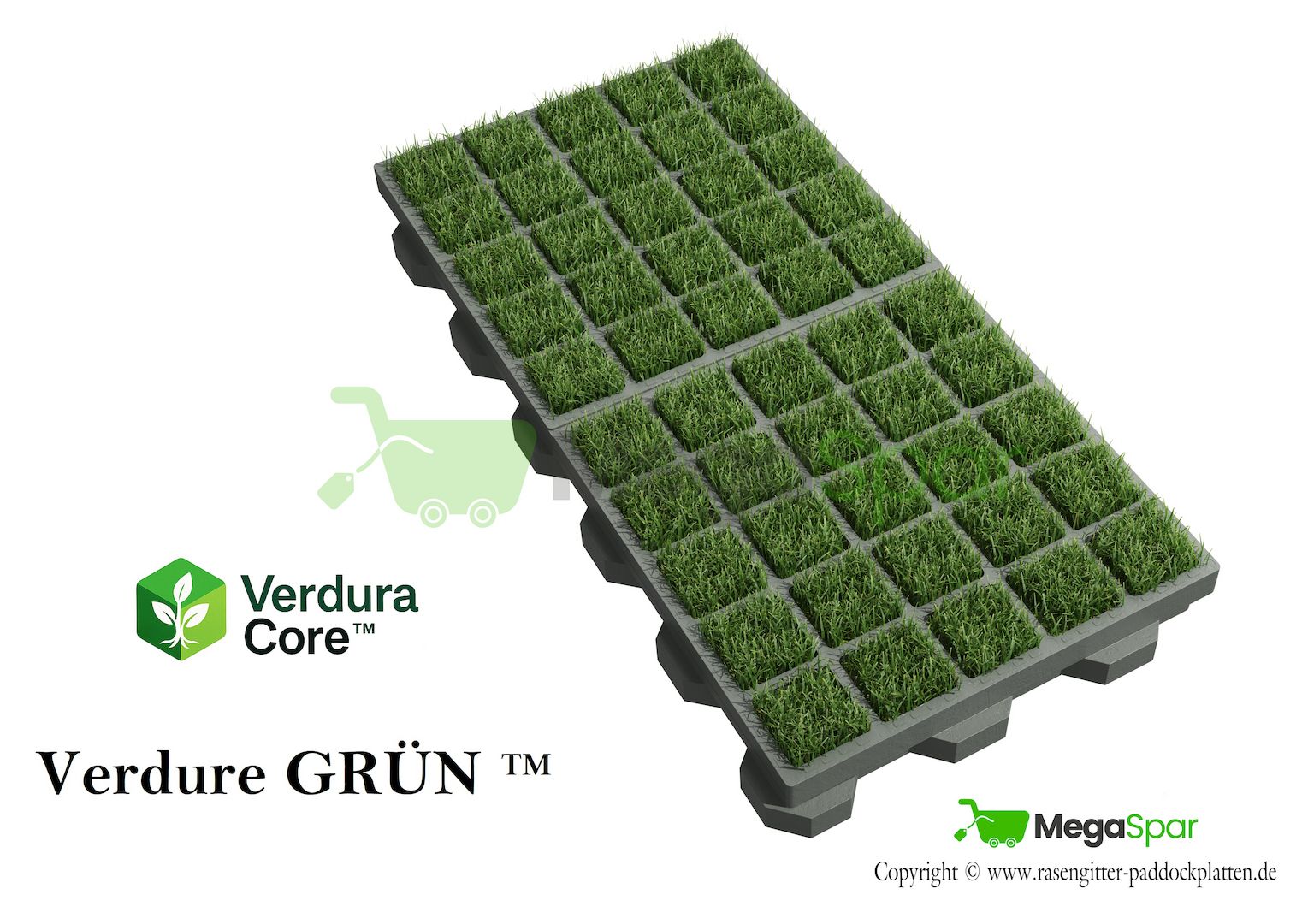 Rasengitter & Kiesgitter für LKW Verdure Core - Parkplatzgitter