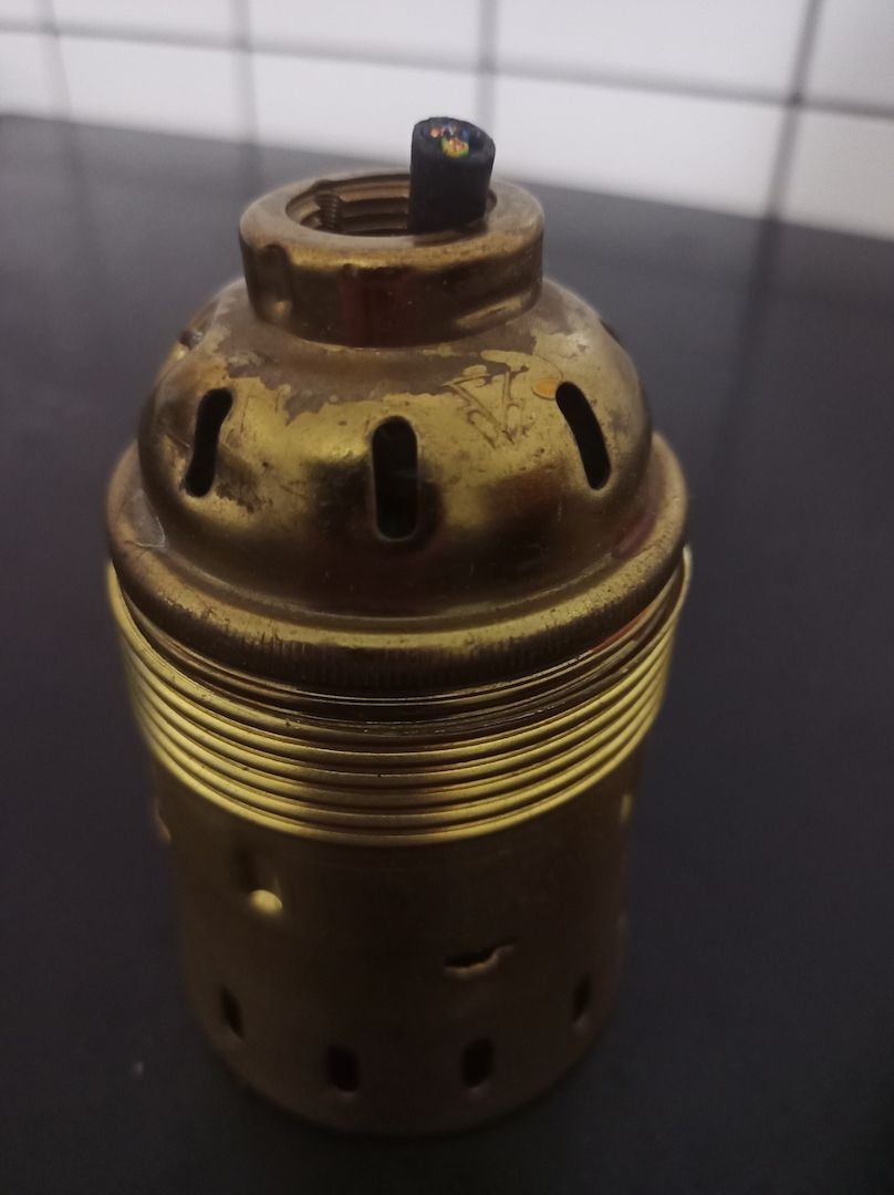 E40 Lampenfassung Messing Keramik Vossloh Fassung