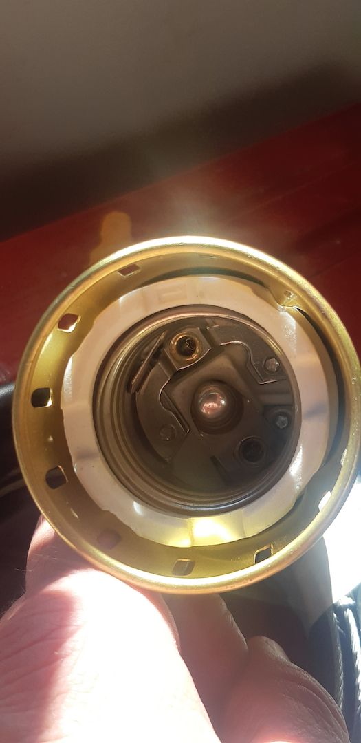 2 Stück E 40 Hängefassung mit Stahlseil und Kabel