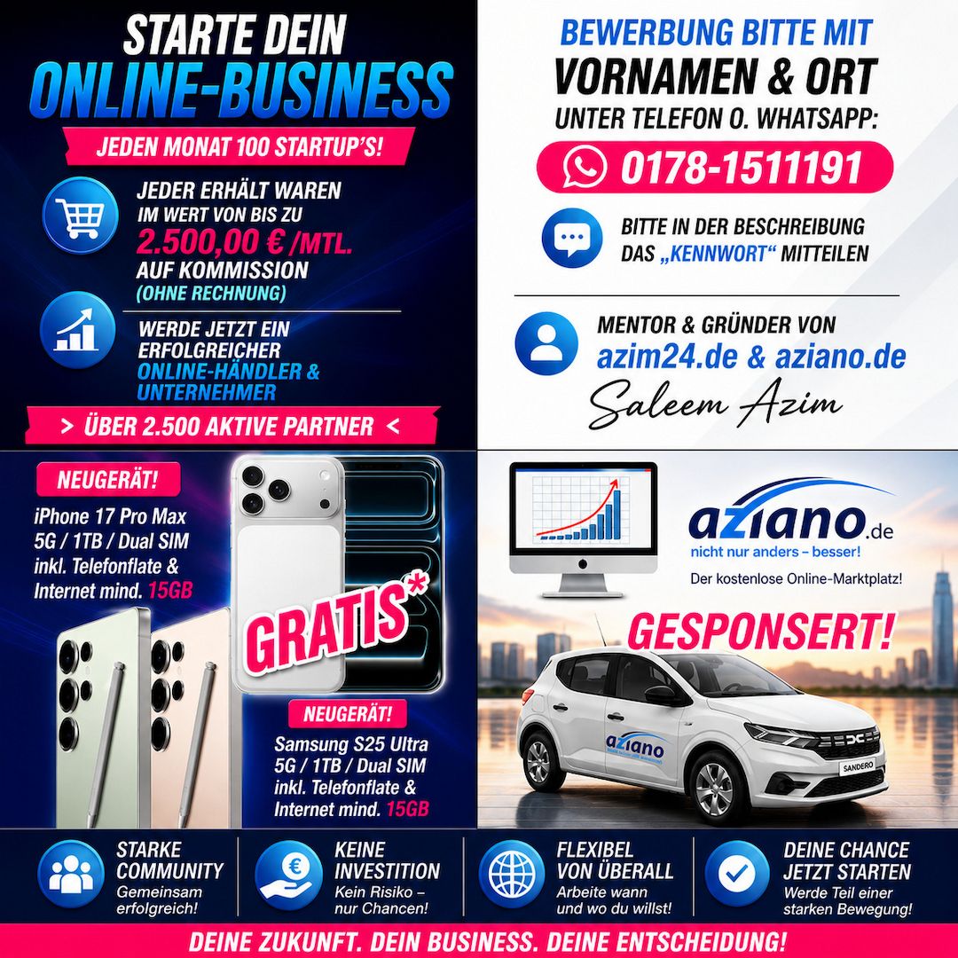 Gründe dein startup in Homeoffice Online -Business eBay amazon