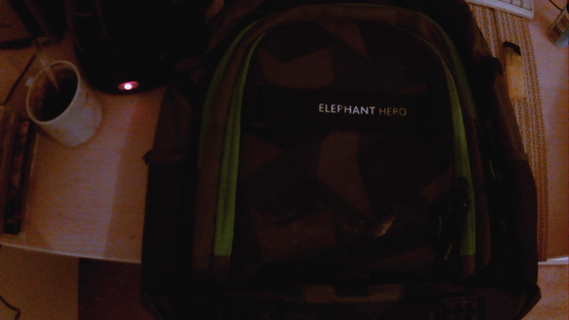 Rucksack gebraucht in grün an