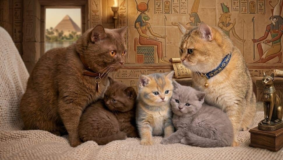Ein Erbe der Verehrung: Britisch-Kurzhaar-Bärchen aus der Katzenkinderstube
