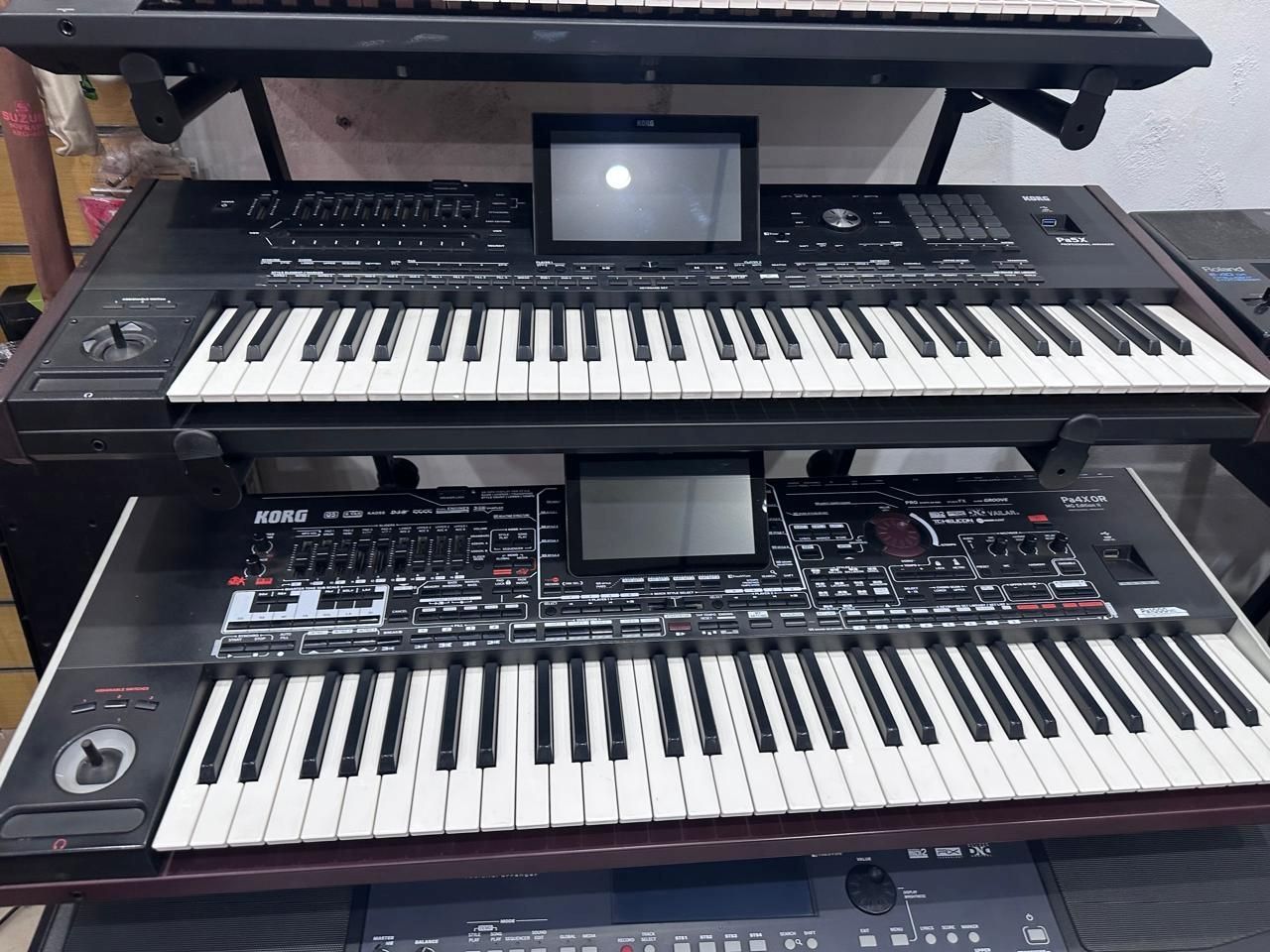 Korg Pa5X, Korg Pa4X, Korg Pa4X MG2, Korg NAUTILUS, Korg Pa1000 MG, Yamaha Genos2, Yamaha PSR-SX920