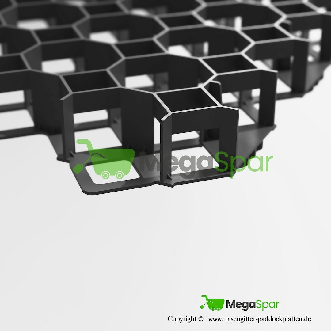 Rasengitter NEOGRID 40 & Kiesgitter, ideale Gitterplatten für Parkplätze