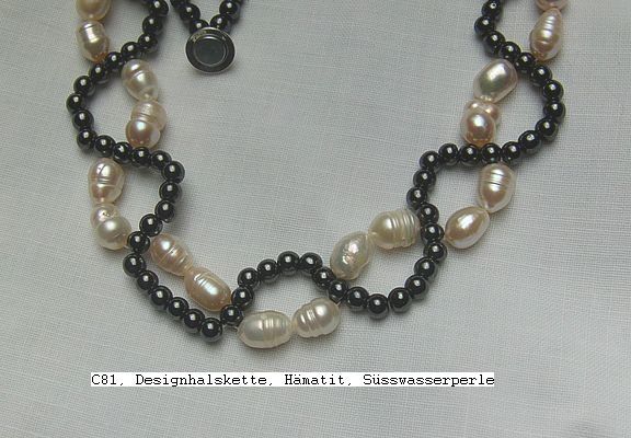 Edelsteinkette, einzigartiges Design, Handarbeit