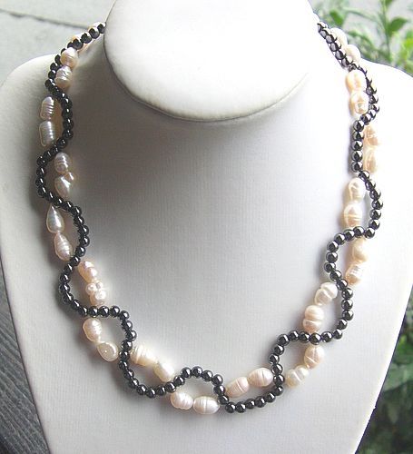 Edelsteinkette, einzigartiges Design, Handarbeit