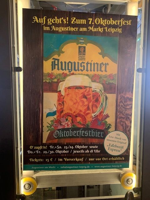 Das   7.  #Oktoberfest   im  #Augustiner am Markt  in   #Leipzig