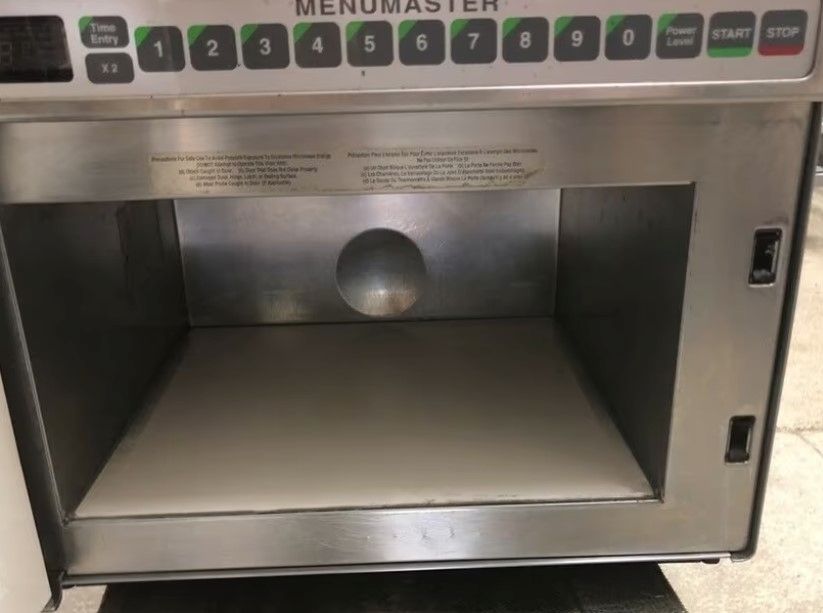 Mikrowelle Menümaster DEC18E2 Gastro Edelstahl 220V