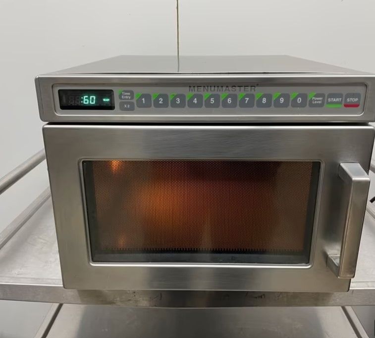 Mikrowelle Menümaster DEC18E2 Gastro Edelstahl 220V