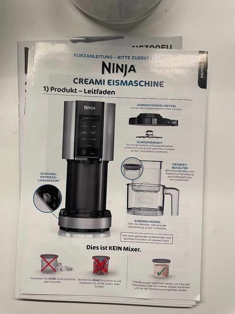 Ninja Creamy Deluxe inkl. 2 Behälter