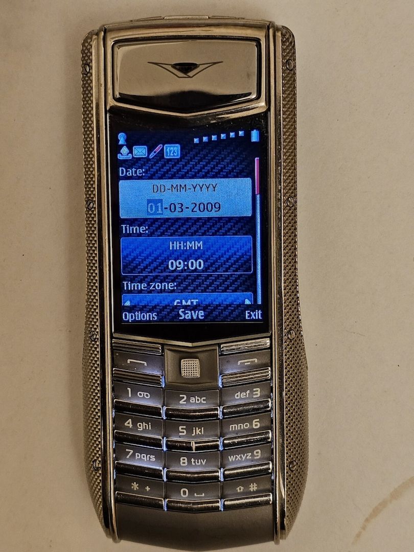 Original Vertu Ascent Ti 0122.610.0 Handy