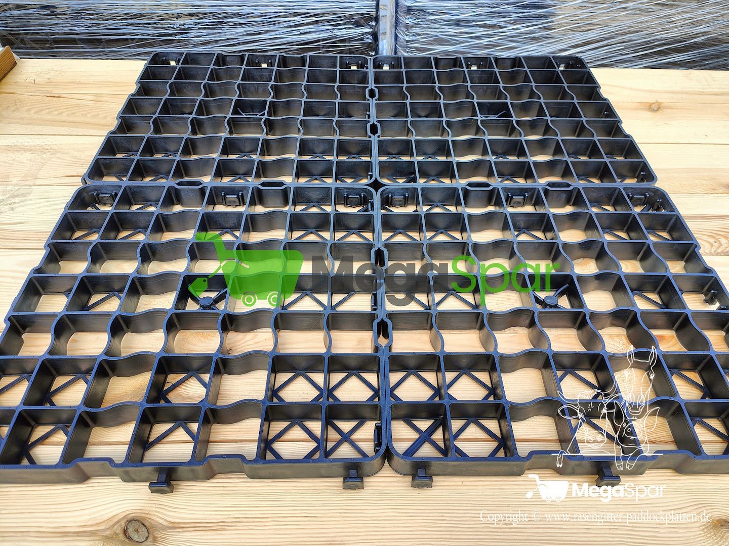 Paddockplatten & Rasengitter, ideal für den Paddockbau | ReitPRO 40 Kiesgitter kaufen