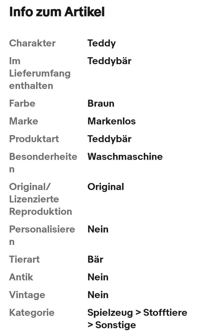 Kuscheliger Teddybär mit Schal 