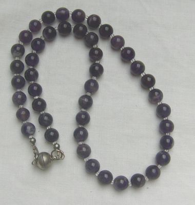 Ameethystkette, stilvoll und elegant