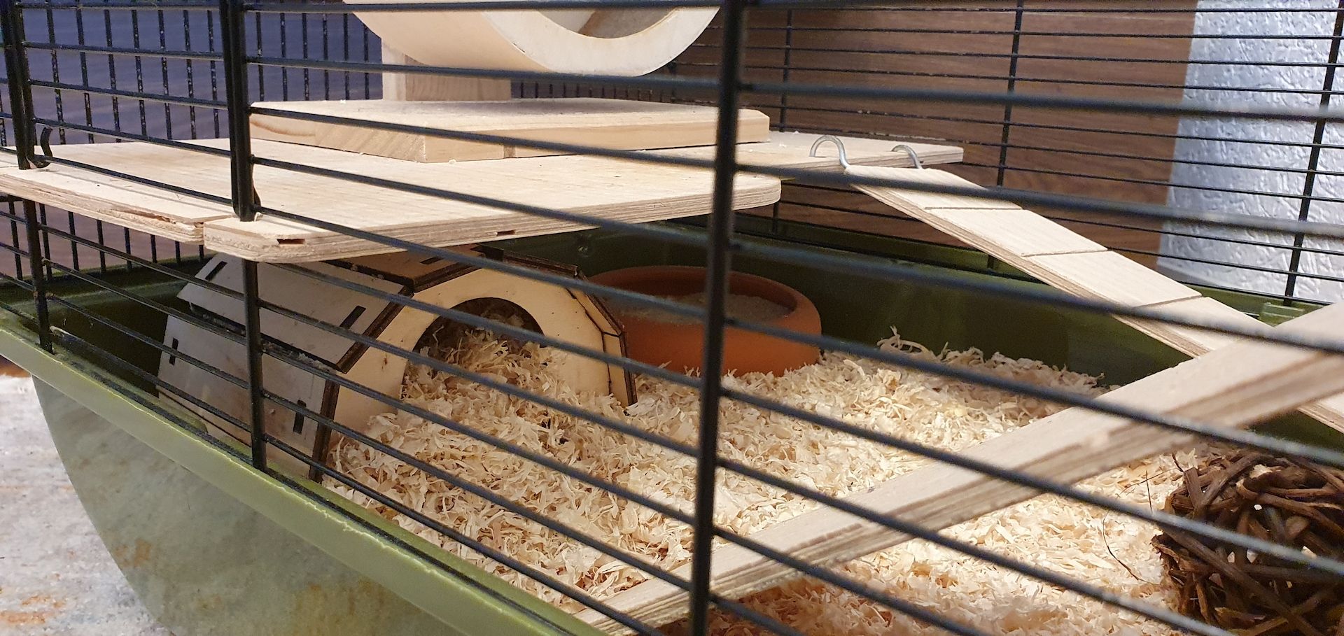 Käfig für Zwerghamster Hamster Kleintier mit Zubehör