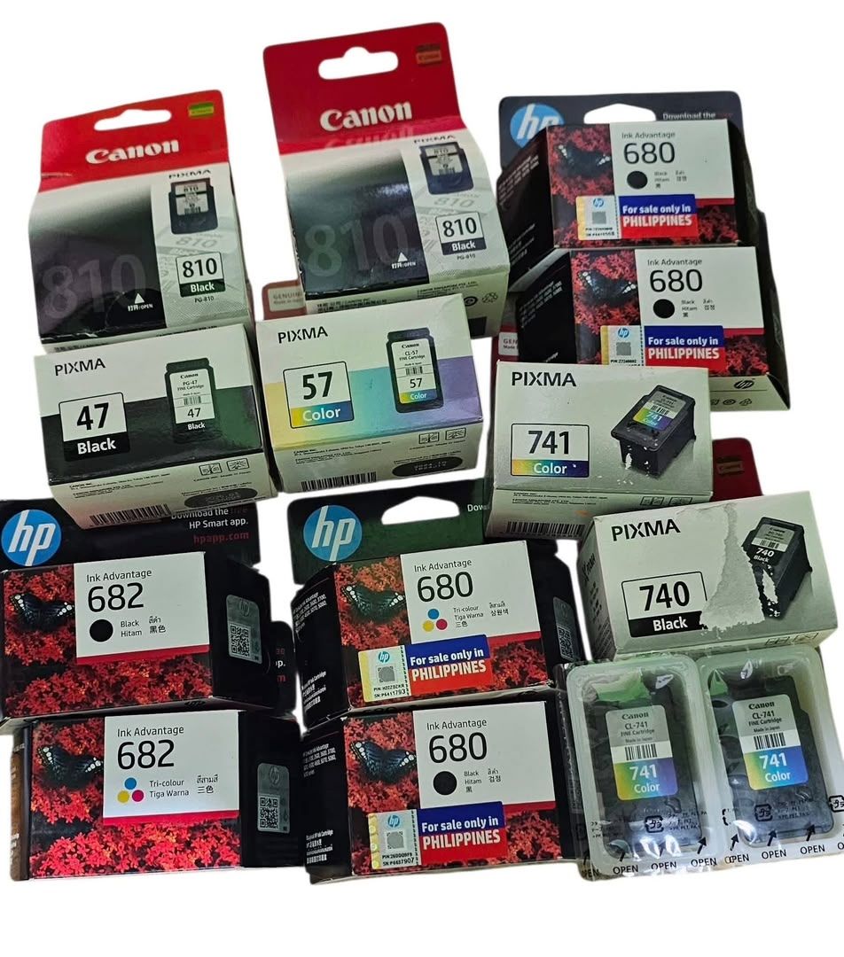 Ink cartridges, Canon – PG-545/CL-546, PG-540/CL-541, PGI-580/CLI-581
