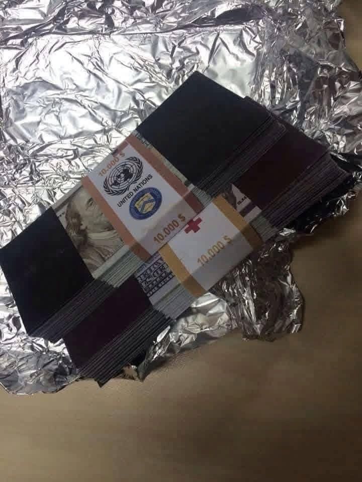 Aktivierungspulver und SSD-Chemikalienlösung zur Reinigung geschwärzter Banknoten.