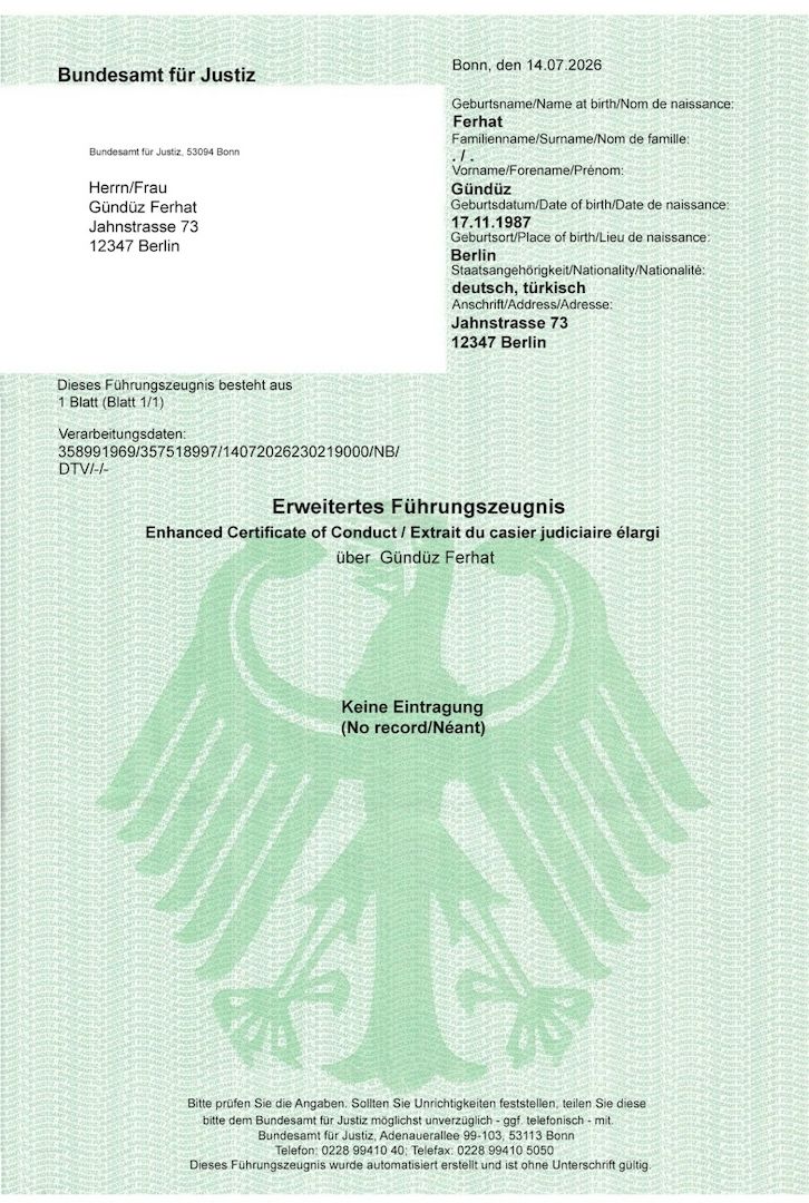 Polizeiliches Führungszeugnis ohne Einträge usw kaufen(Watsap:+4915211907636)
