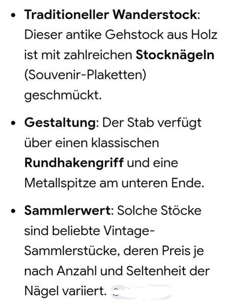 Wanderstock Spazierstock