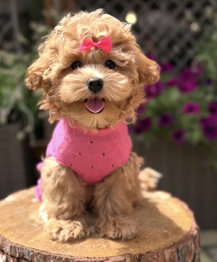 Registrierte Maltipoo-Welpen suchen ein neues Zuhause