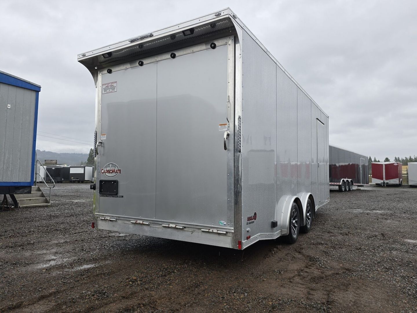 Aluminium Redline von Cargo Mate, 8x20 Fuß, 7000 GVW, geschlossener Kofferanhänger zu verkaufen.