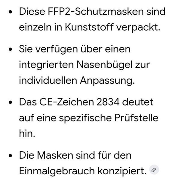 FFP2-Schutzmasken: Mund-Nasen-Schutz (NEU) 