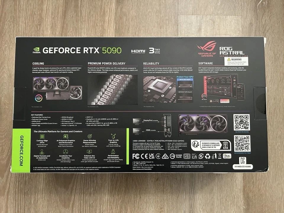 Zu verkaufen: ASUS GeForce RTX 5090 32GB GDDR7 – Fabrikneu