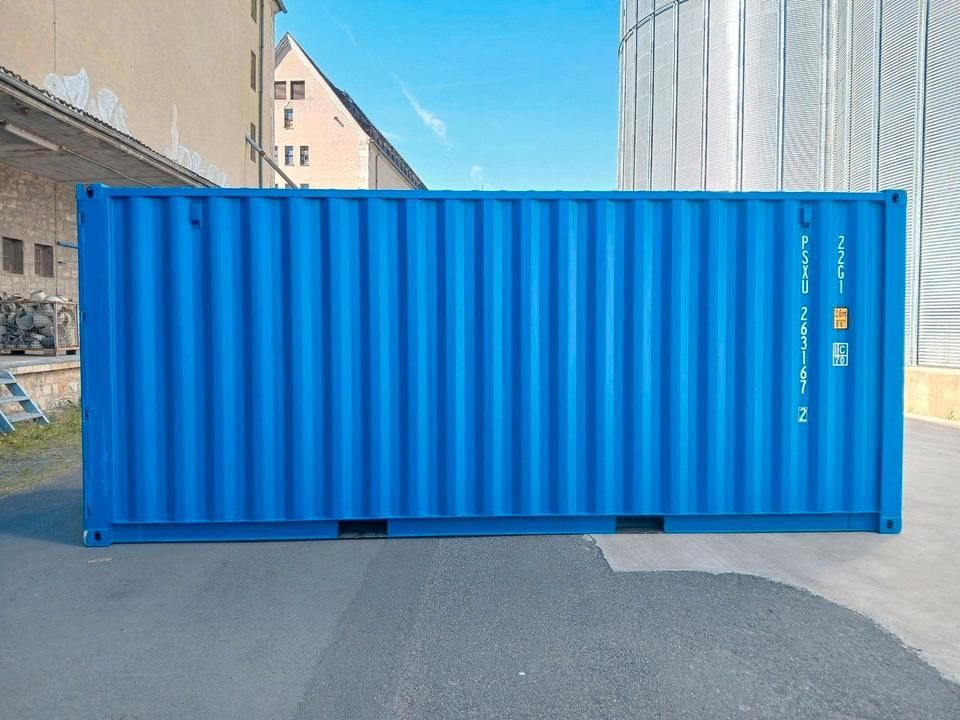 20-Fuß-Seecontainer, Lagercontainer ✅ Neu ✅ RAL 5010