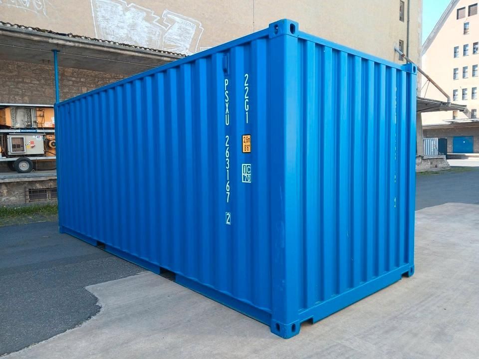 20-Fuß-Seecontainer, Lagercontainer ✅ Neu ✅ RAL 5010