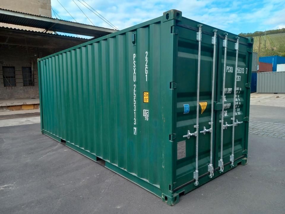 20-Fuß-Seecontainer, Lagercontainer ✅ Neu ✅ RAL 5010