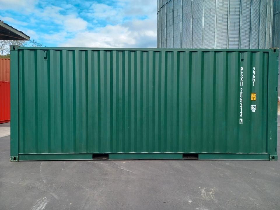 20-Fuß-Seecontainer, Lagercontainer ✅ Neu ✅ RAL 5010