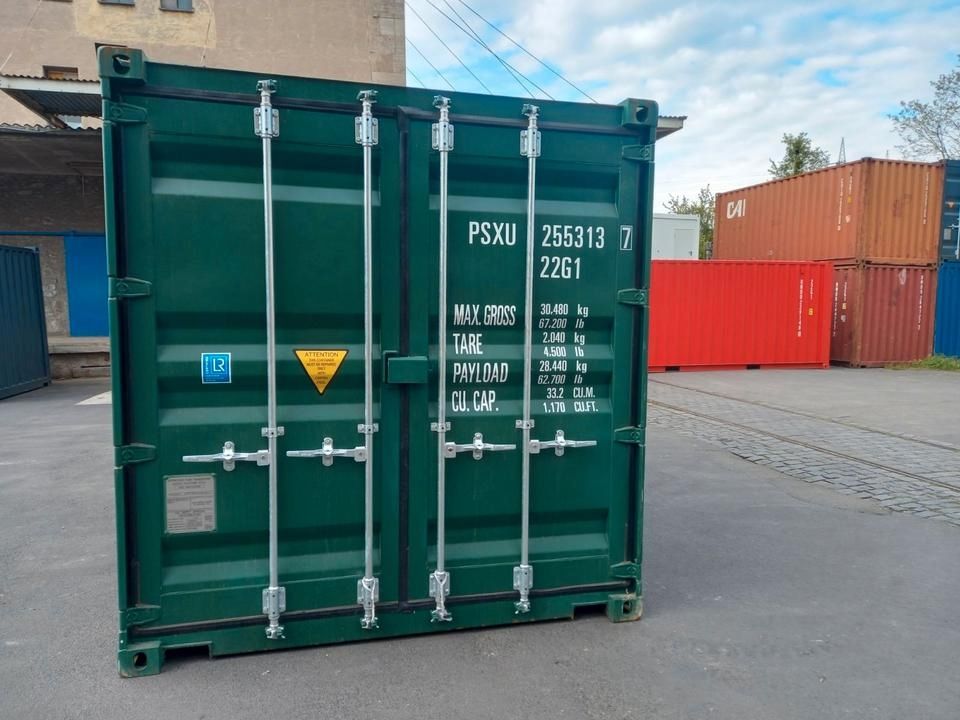 20-Fuß-Seecontainer, Lagercontainer ✅ Neu ✅ RAL 5010