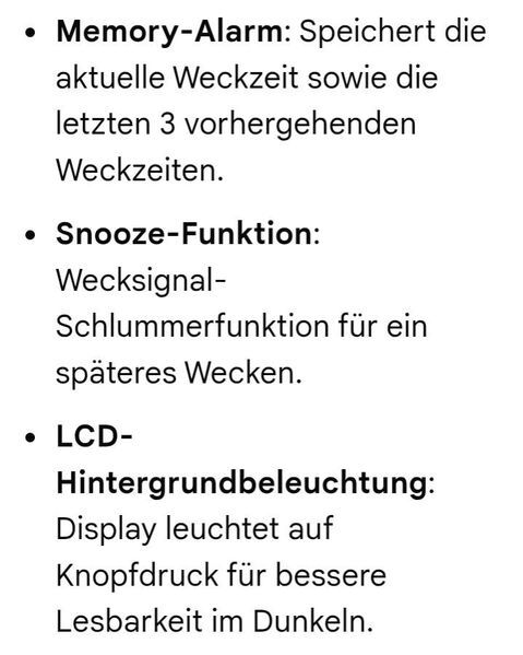 MEMO ALARM CLOCK MEMO-WECKERUHR