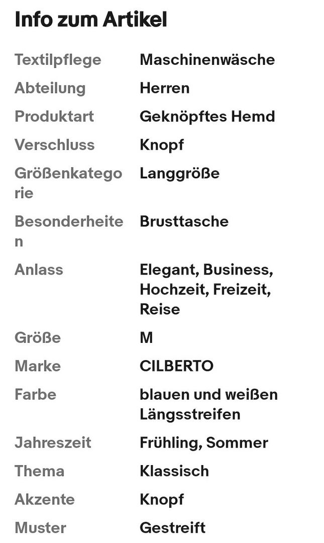 Herren Langarm Hemd