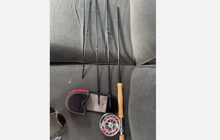 TFO Legacy Flyrod 13'6" 8 weight with a Finatic 9 plus Reel for Fishing