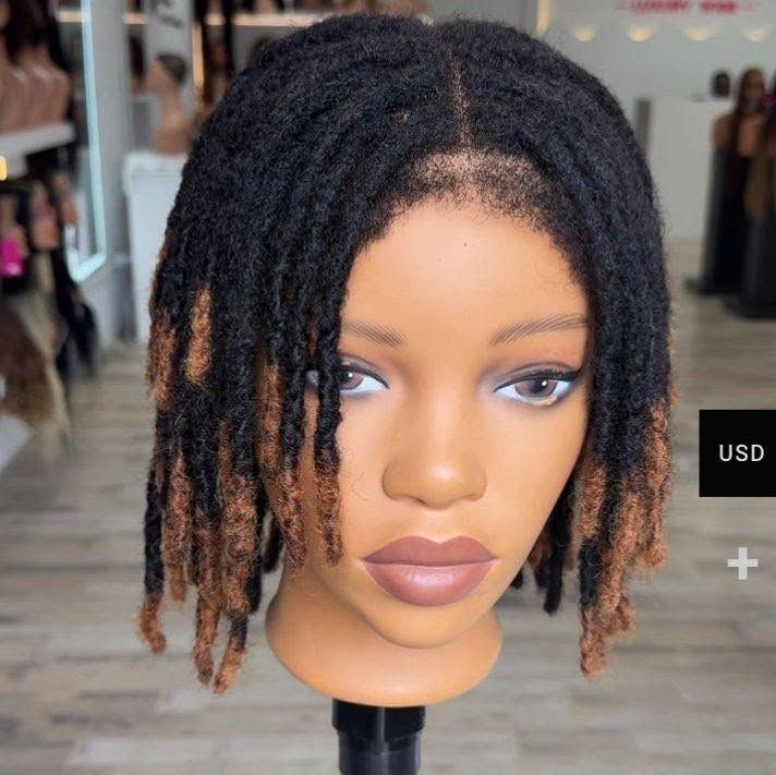 Afro-Dreadlocks-Extensions & Dreads Locs Echthaarperücken