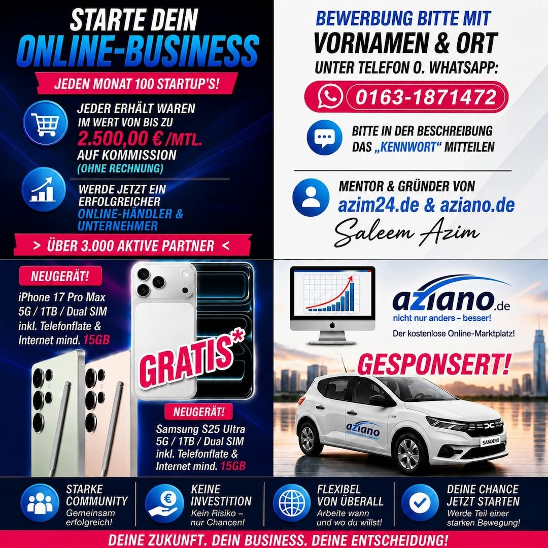 Gründe dein startup in Homeoffice Online -Business eBay amazon