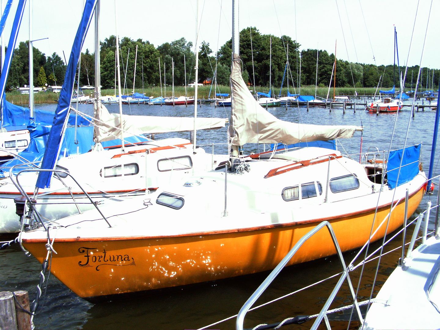 3 Std. Neptun 22 segeln auf dem Steinhuder Meer in Mardorf - Bootsverleih Kielhorn / Steg  N 21