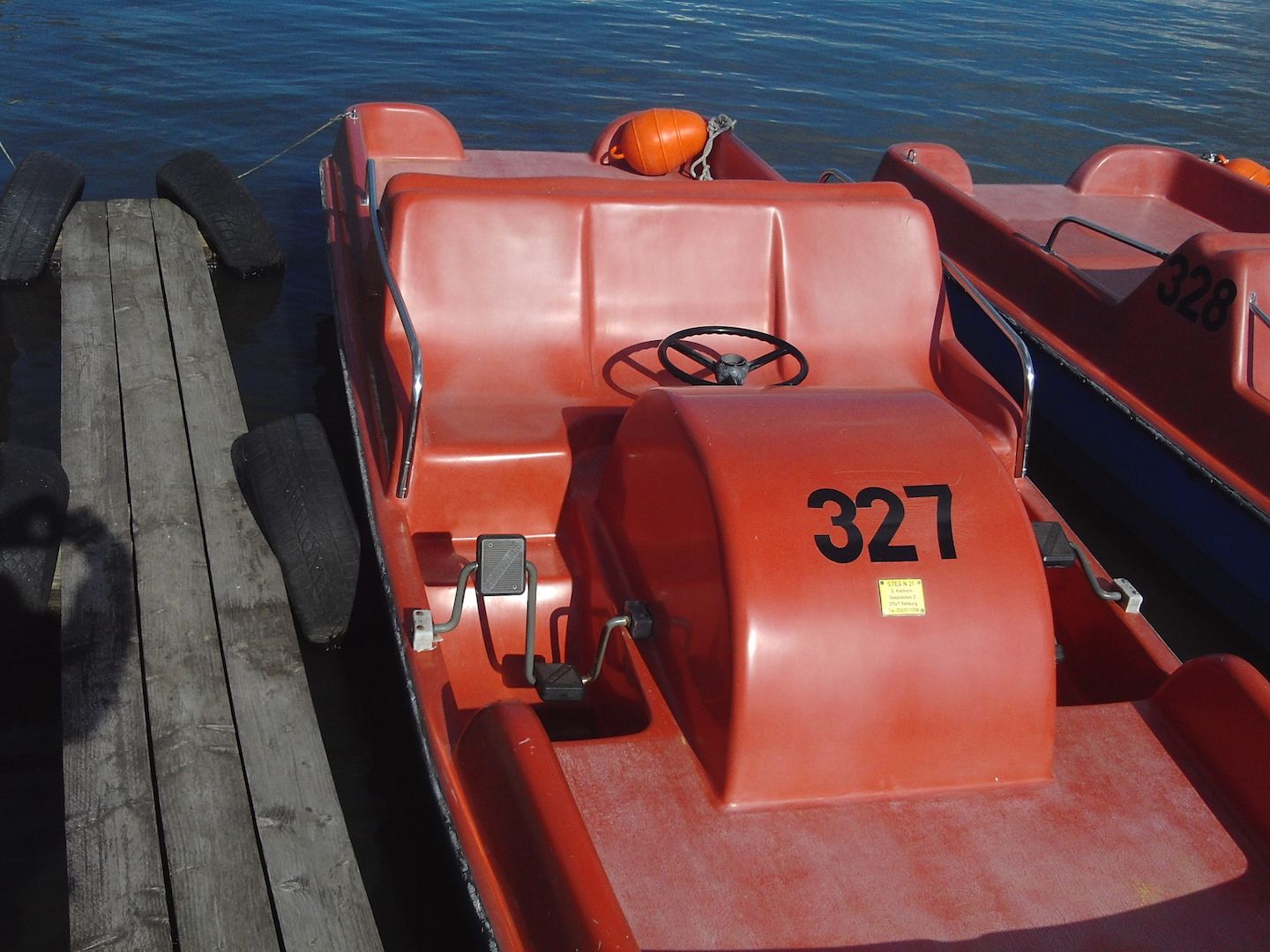1 Std. Tretboot fahren auf dem Steinhuder Meer in Mardorf